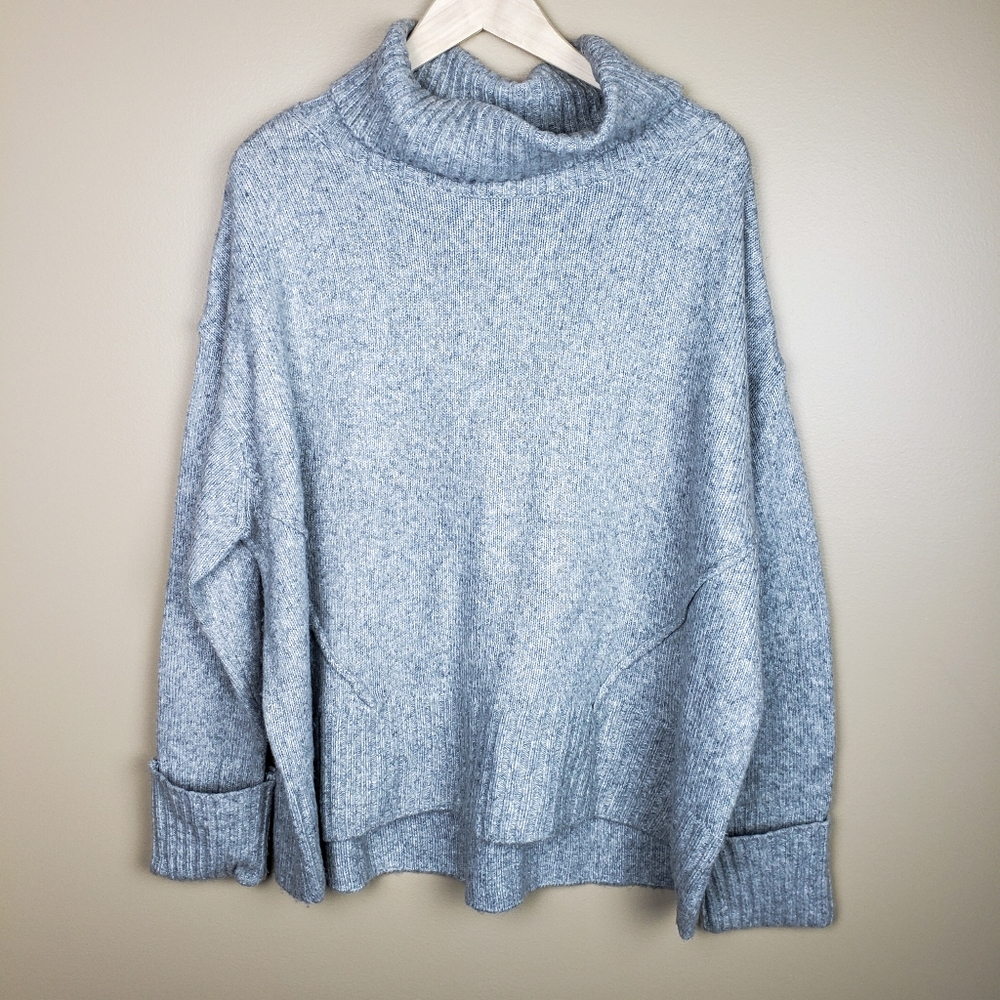 EUC H&M Chunky Knit Cowl Neck Oversized Sweater,L